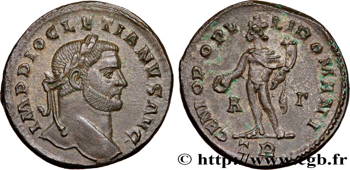 DIOCLETIAN Follis ou nummus AU