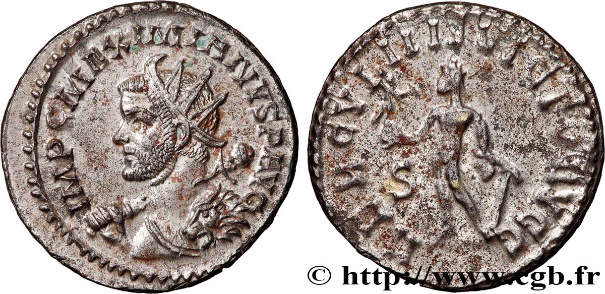 MAXIMIANUS HERCULIUS Aurelianus AU/XF