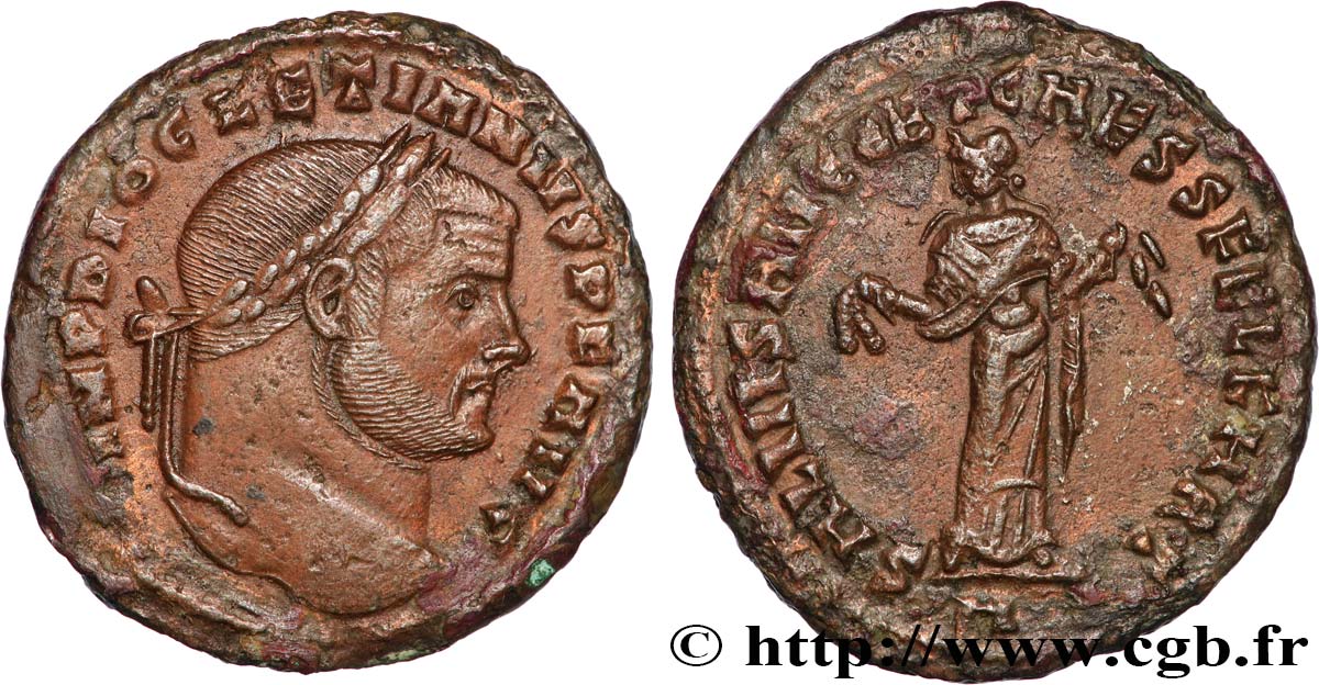 DIOCLECIANO Follis ou nummus MBC+