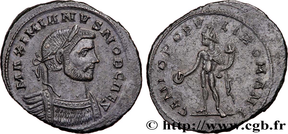 GALERIUS Follis ou nummus AU