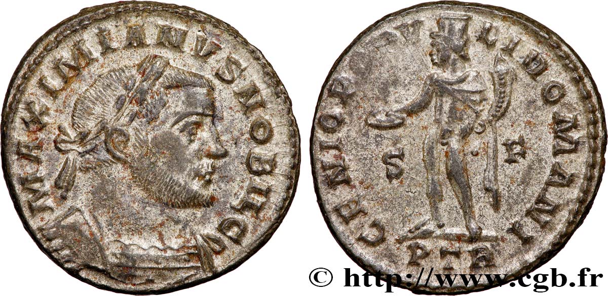 GALERIUS Follis ou nummus AU