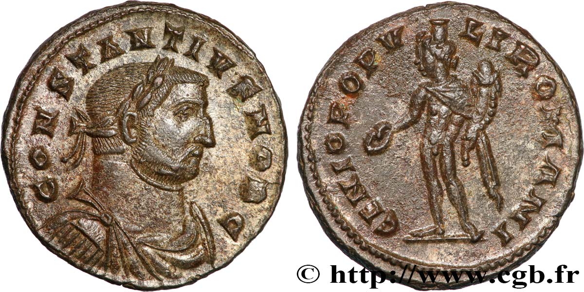 CONSTANTIUS I Follis ou nummus AU/AU