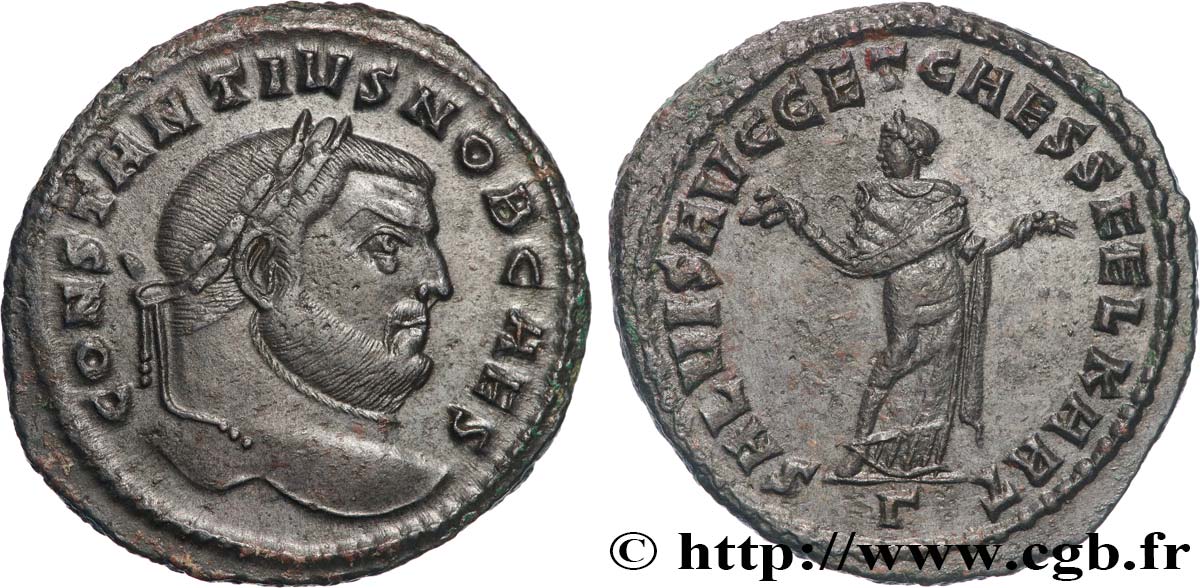 CONSTANTIUS I Follis ou nummus AU