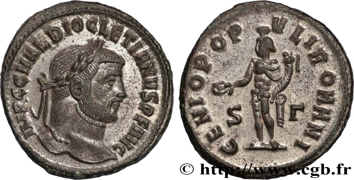 DIOCLETIAN Follis ou nummus AU