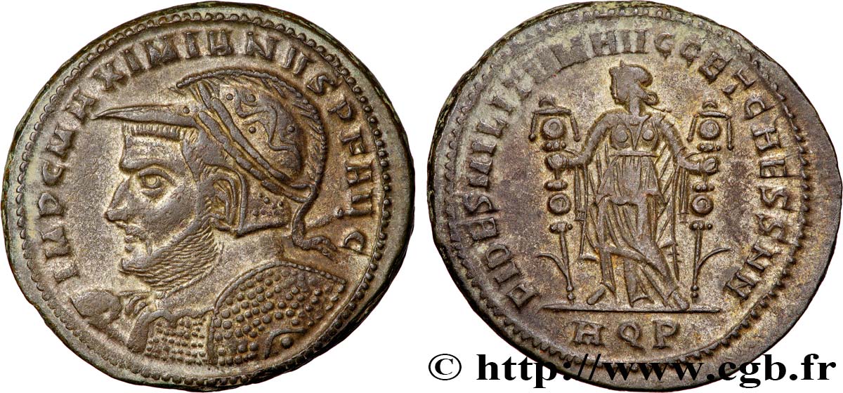 GALERIUS Follis ou nummus AU/AU