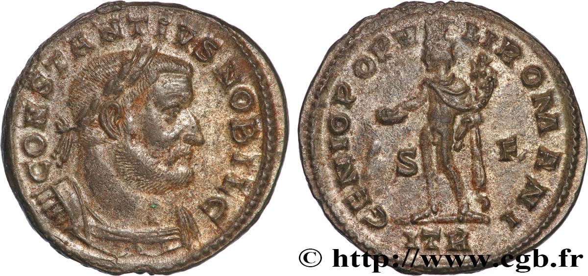 CONSTANTIUS I Follis ou nummus AU