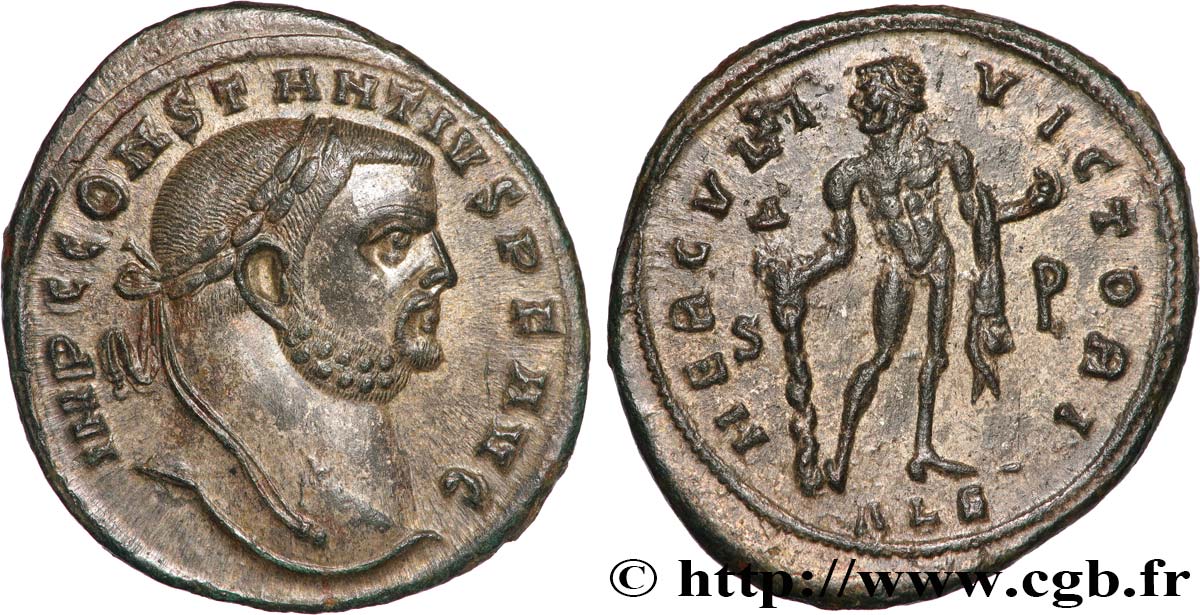 CONSTANTIUS I Follis ou nummus AU