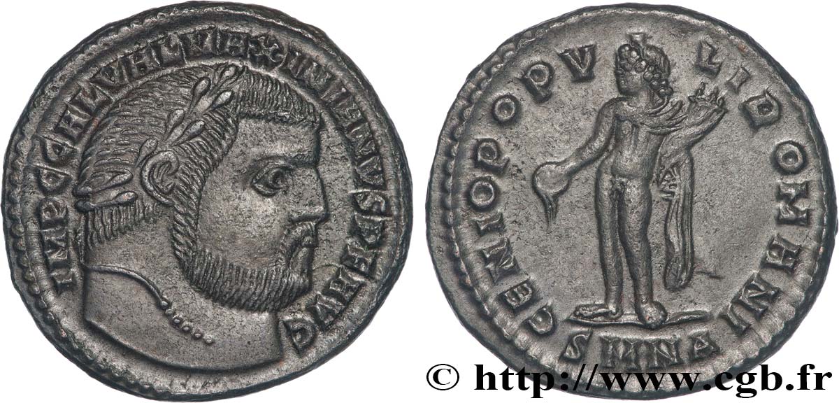 GALÈRE Follis ou nummus SUP