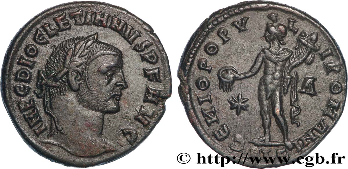 DIOCLETIAN Follis ou nummus AU