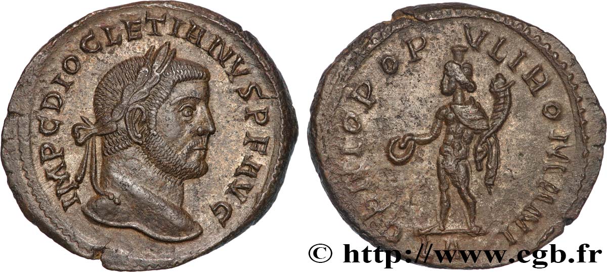 DIOCLETIANUS Follis ou nummus VZ/fVZ