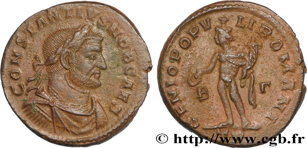 CONSTANTIUS I Follis ou nummus AU