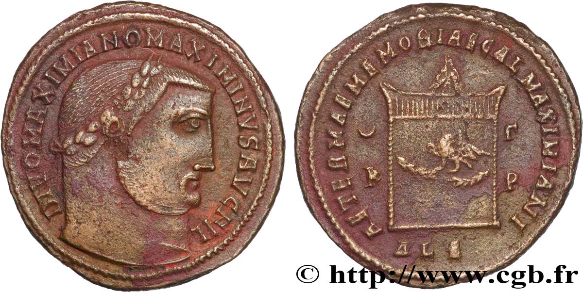 GALERIO Follis ou nummus q.SPL