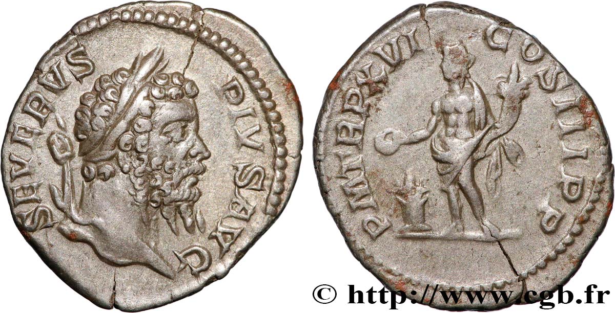 SEPTIMIUS SEVERUS Denier AU