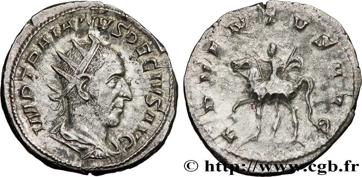 TRAJAN DECIUS Antoninien AU/XF