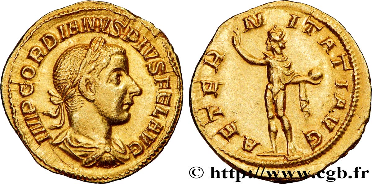GORDIANO III Aureus MS