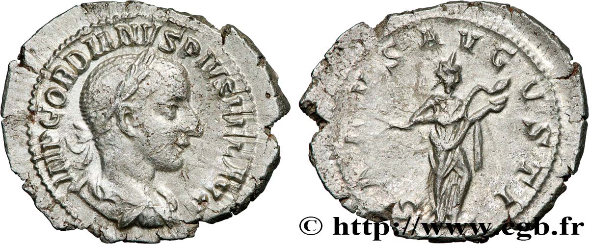 GORDIAN III Denier AU