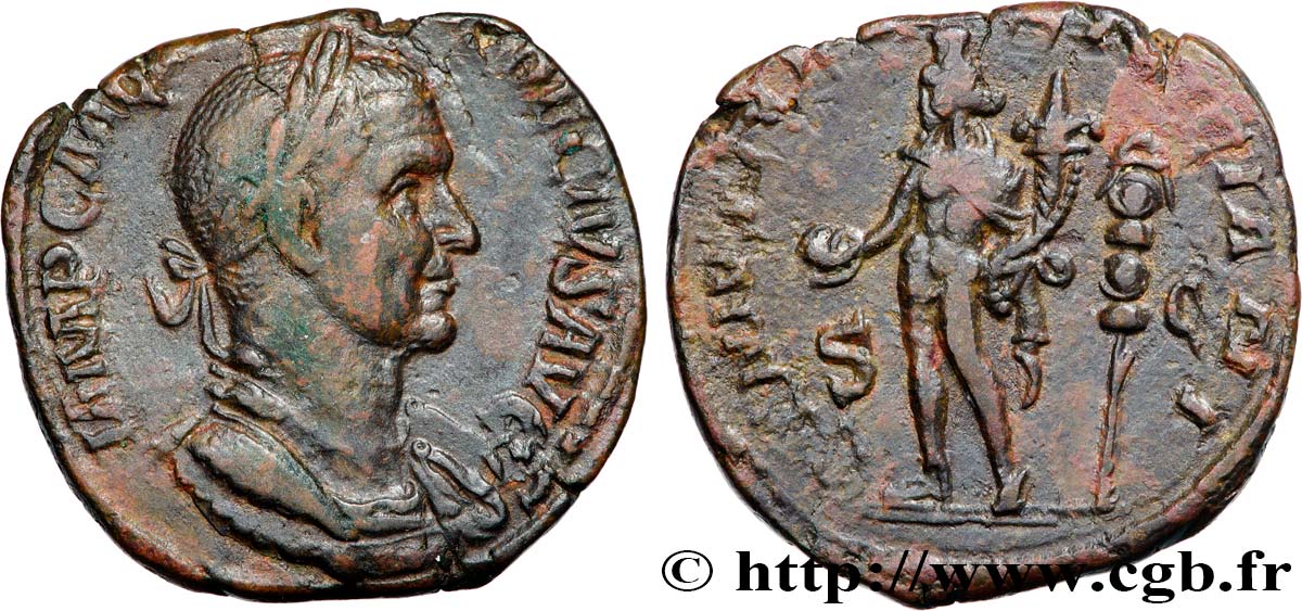 TRAJAN DECIUS Sesterce AU