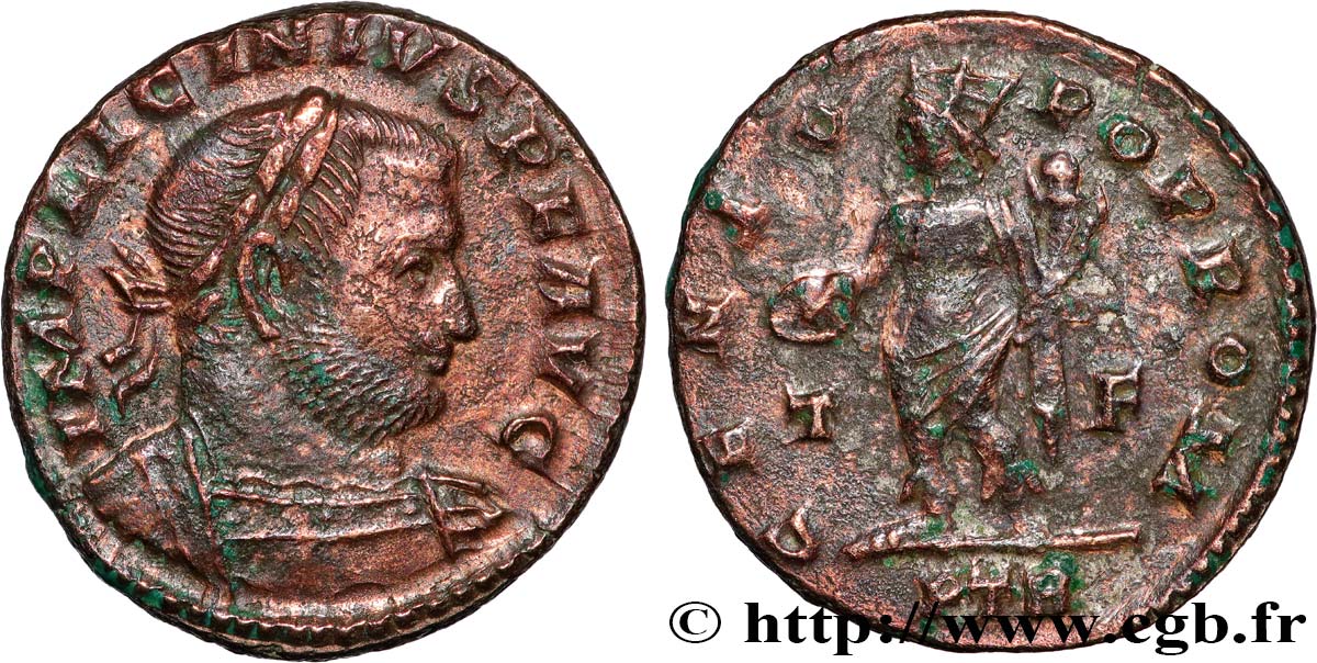 LICINIO I PADRE Follis ou nummus MBC/BC+