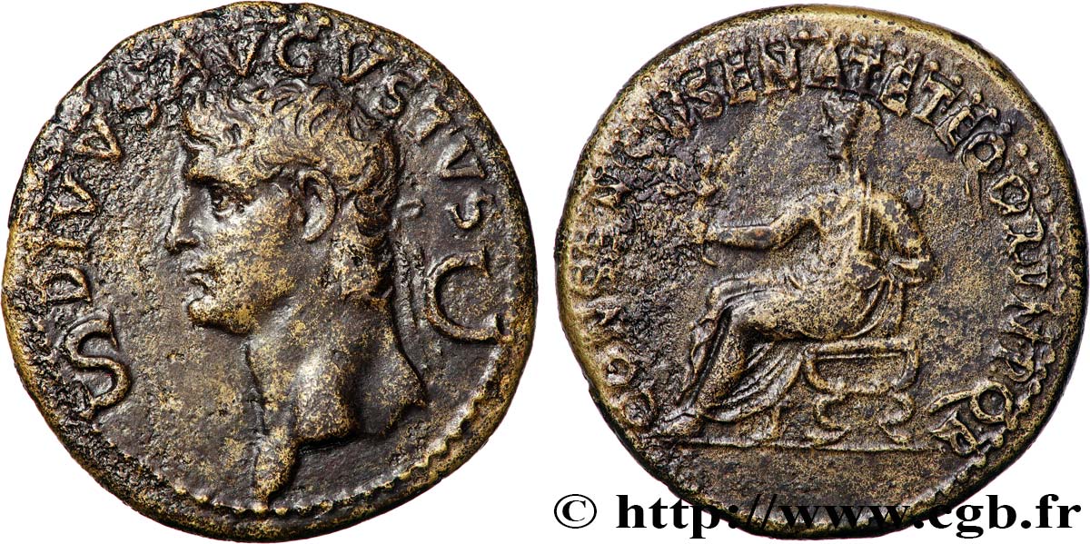 AUGUSTUS Dupondius XF