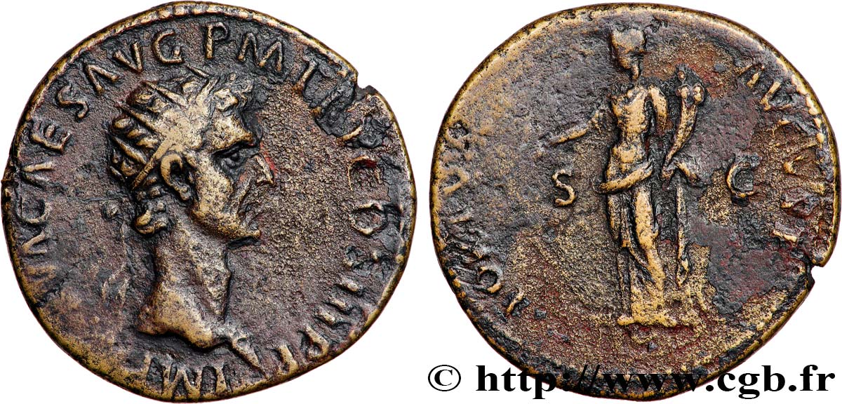 NERVA Dupondius XF/VF