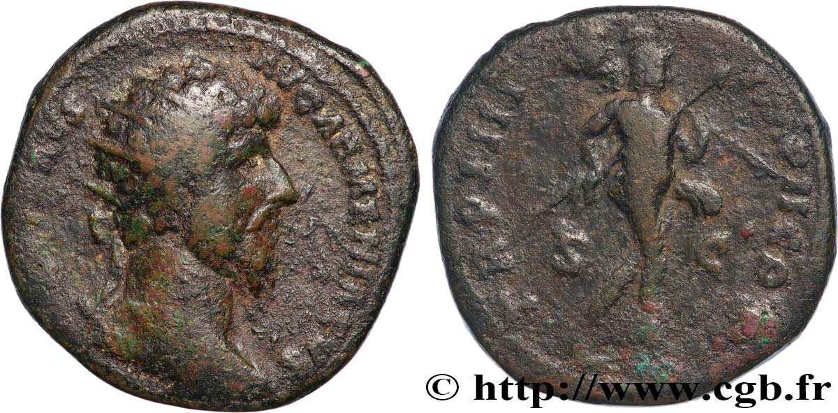 LUCIUS VERUS Dupondius VF