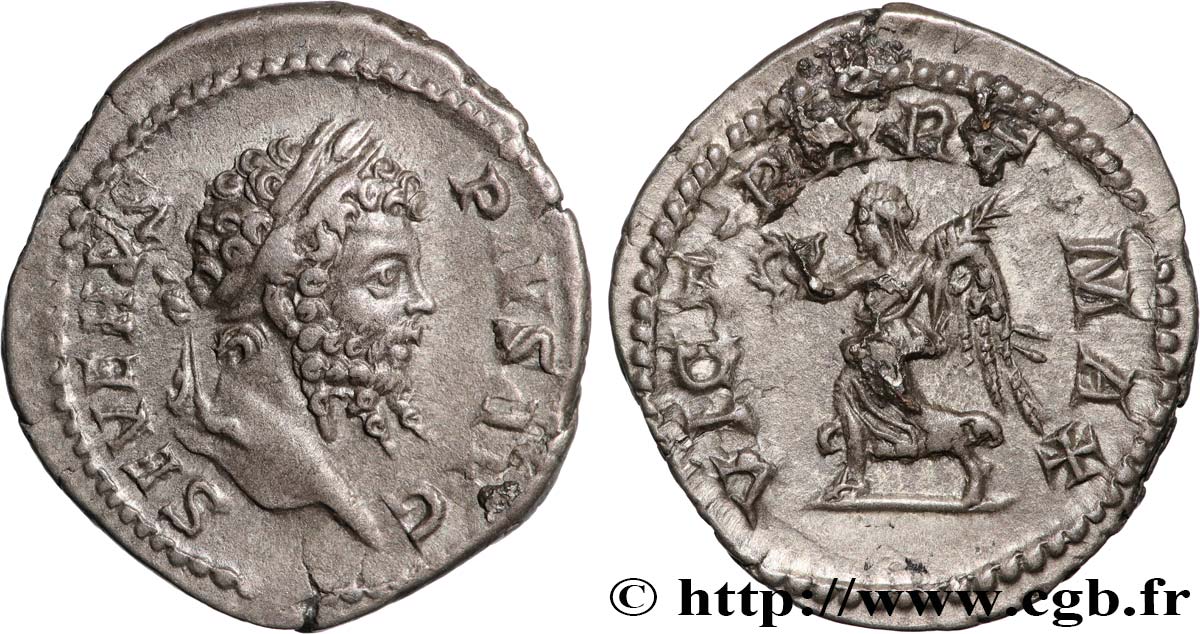 SEPTIMIUS SEVERUS Denier VZ/fVZ