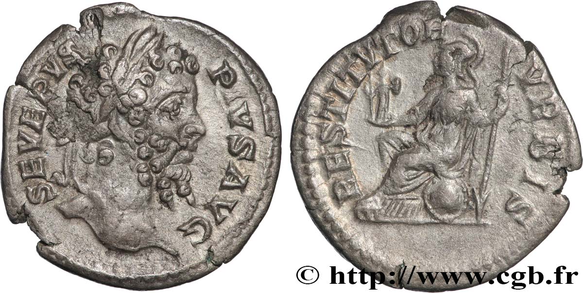 SEPTIMIUS SEVERUS Denier XF