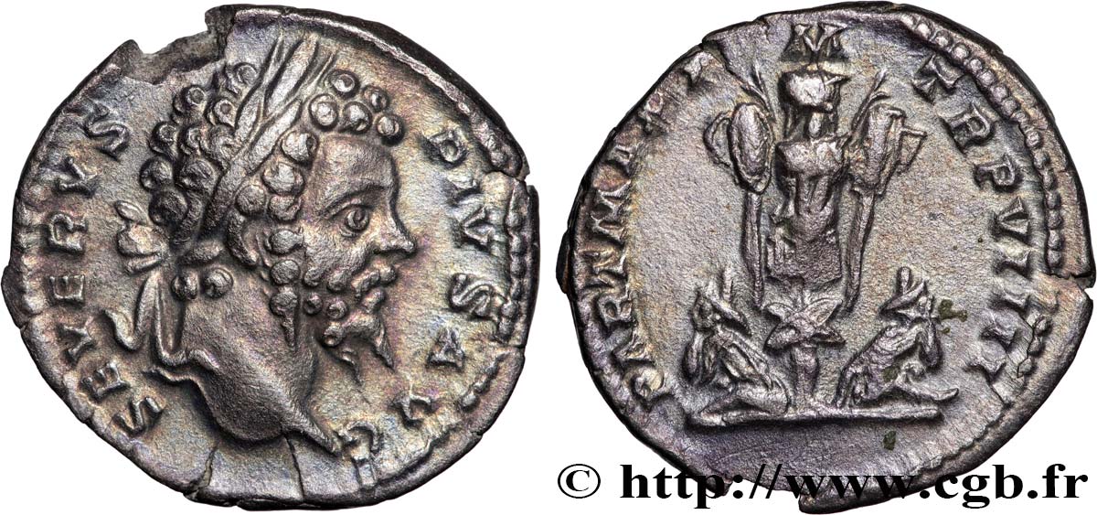 SEPTIMIUS SEVERUS Denier AU/AU