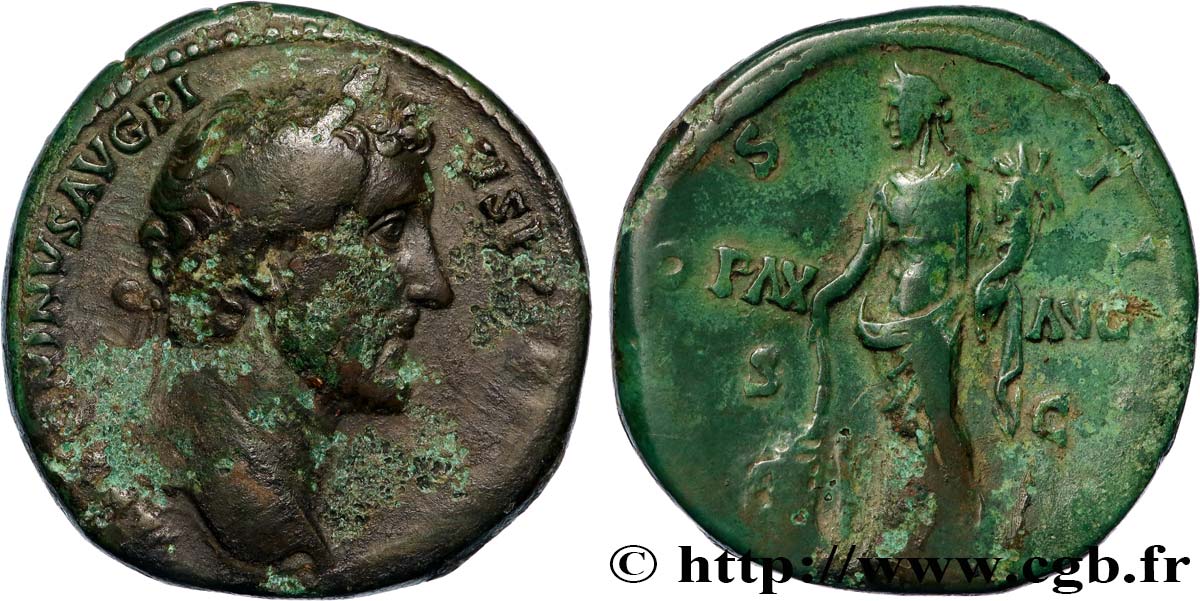 ANTONINUS PIUS Sesterce VF/XF