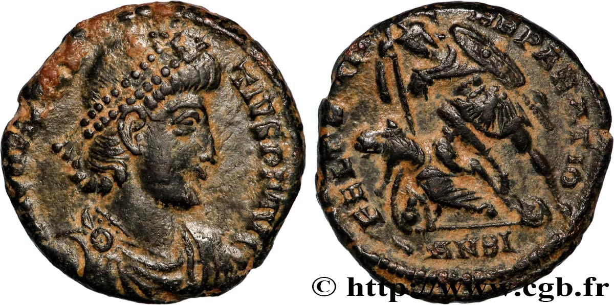 CONSTANTIUS II Maiorina réduite AU