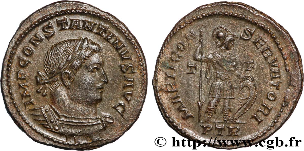 CONSTANTINO I EL MAGNO Follis ou nummus EBC