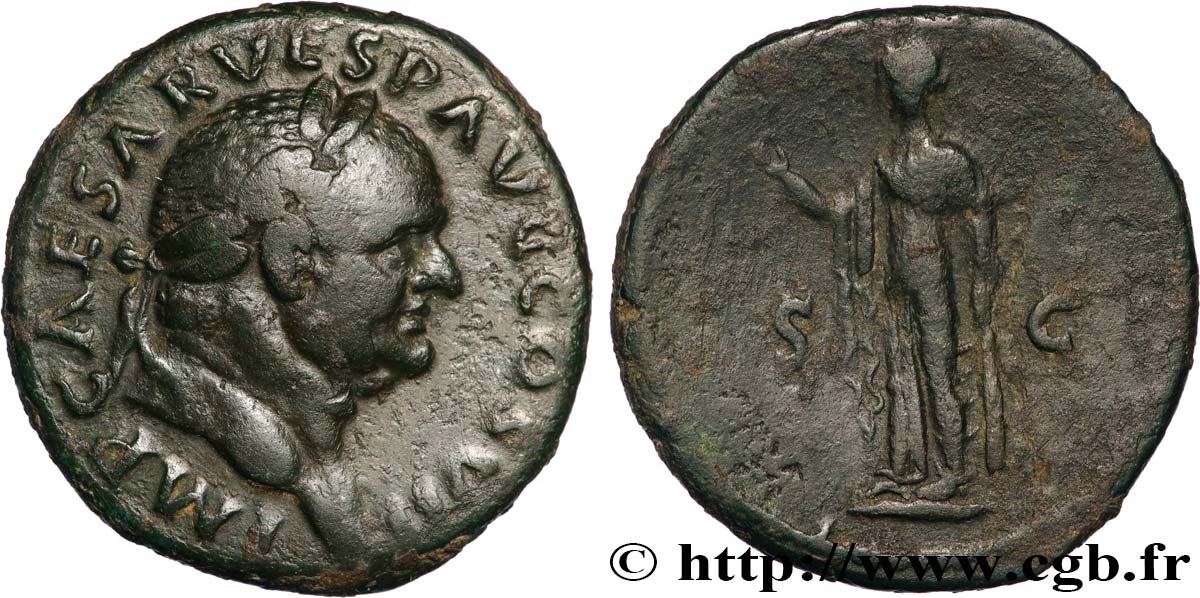 VESPASIANUS As XF