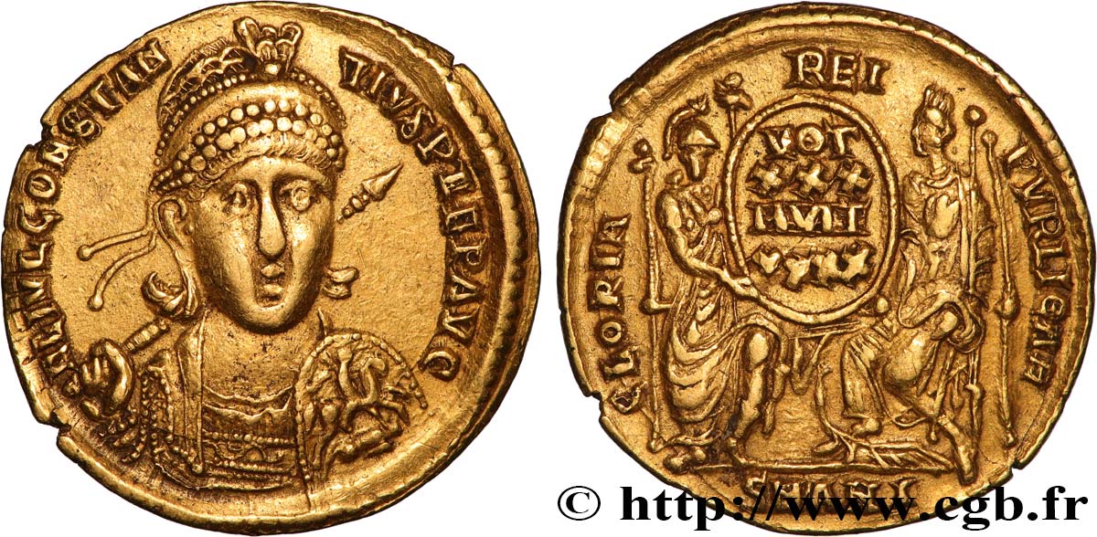 CONSTANTIUS II Solidus fVZ