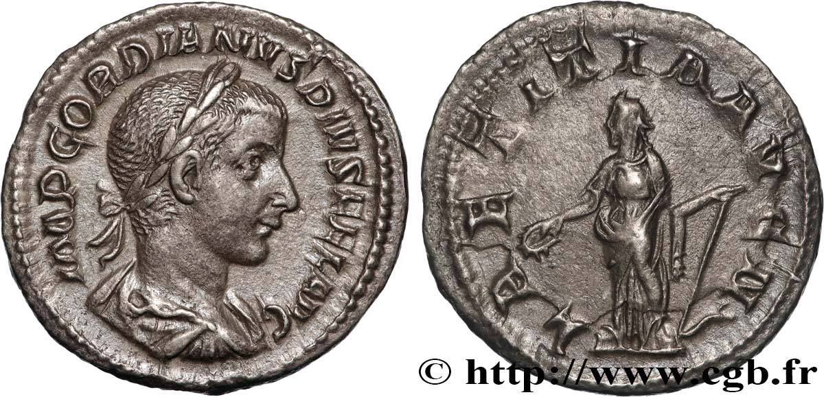 GORDIANUS III Denier VZ