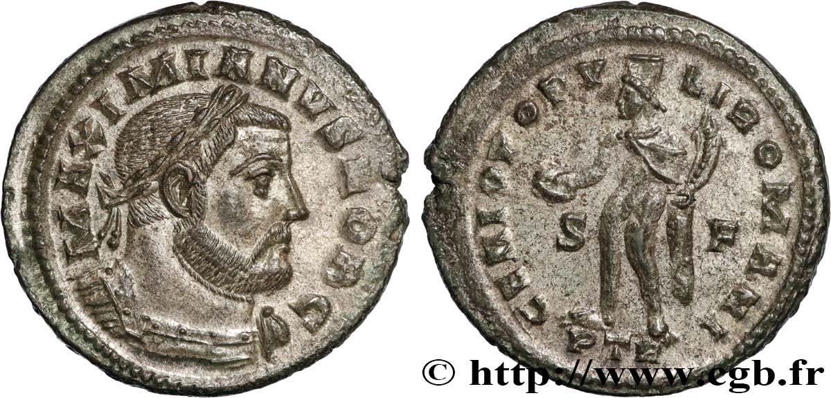 GALERIUS Follis ou nummus VZ/fVZ