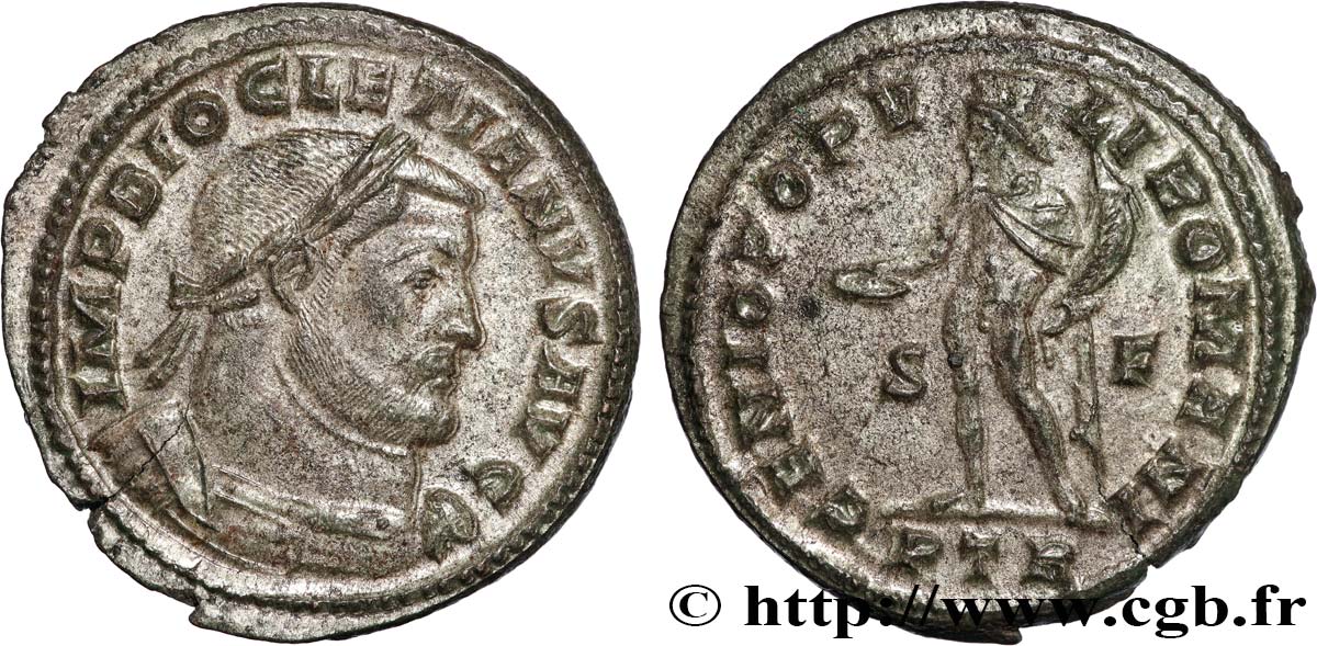 DIOCLETIAN Follis ou nummus AU