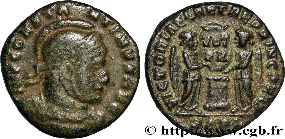 CONSTANTINE I THE GREAT Centenionalis ou nummus VF/XF