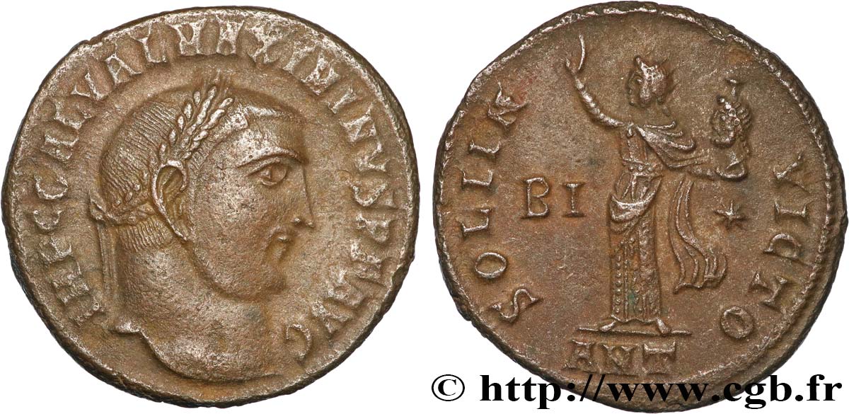 MAXIMINUS II DAZA Follis ou nummus fVZ/SS