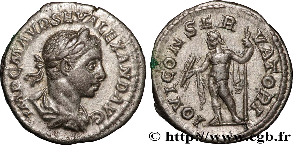SEVERUS ALEXANDER  Denier AU/AU