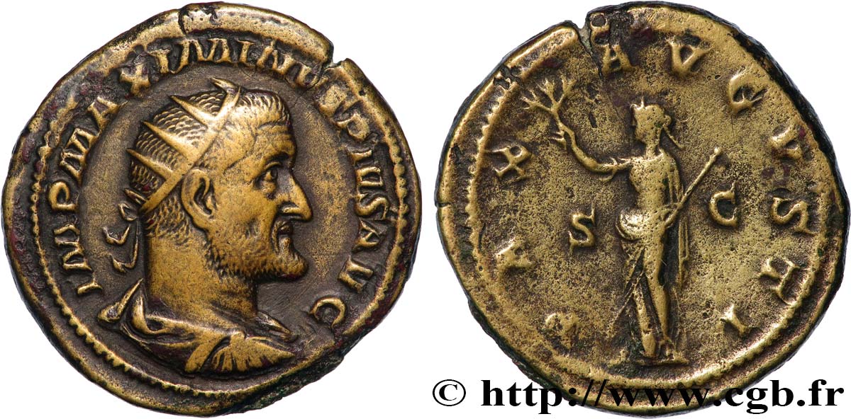MAXIMINUS I THRAX Dupondius SS