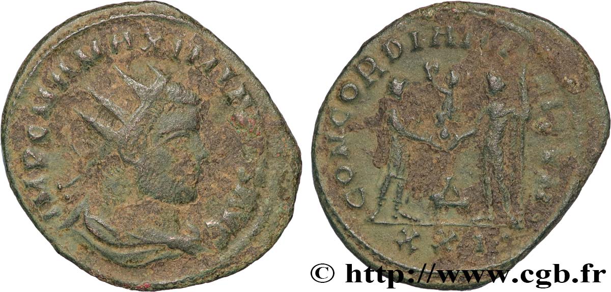 MAXIMIANUS HERCULIUS Aurelianus VF