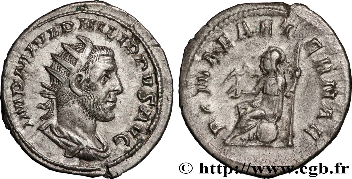 PHILIPPE Ier L&nbsp;ARABE Antoninien SUP/TTB