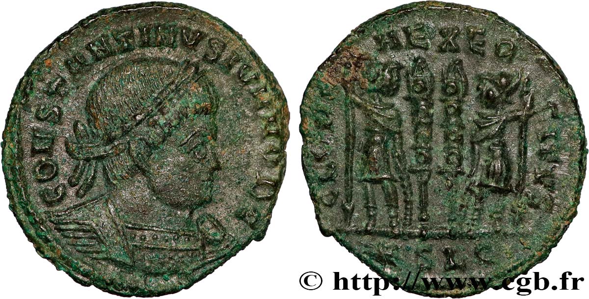 CONSTANTINE II Centenionalis ou nummus AU