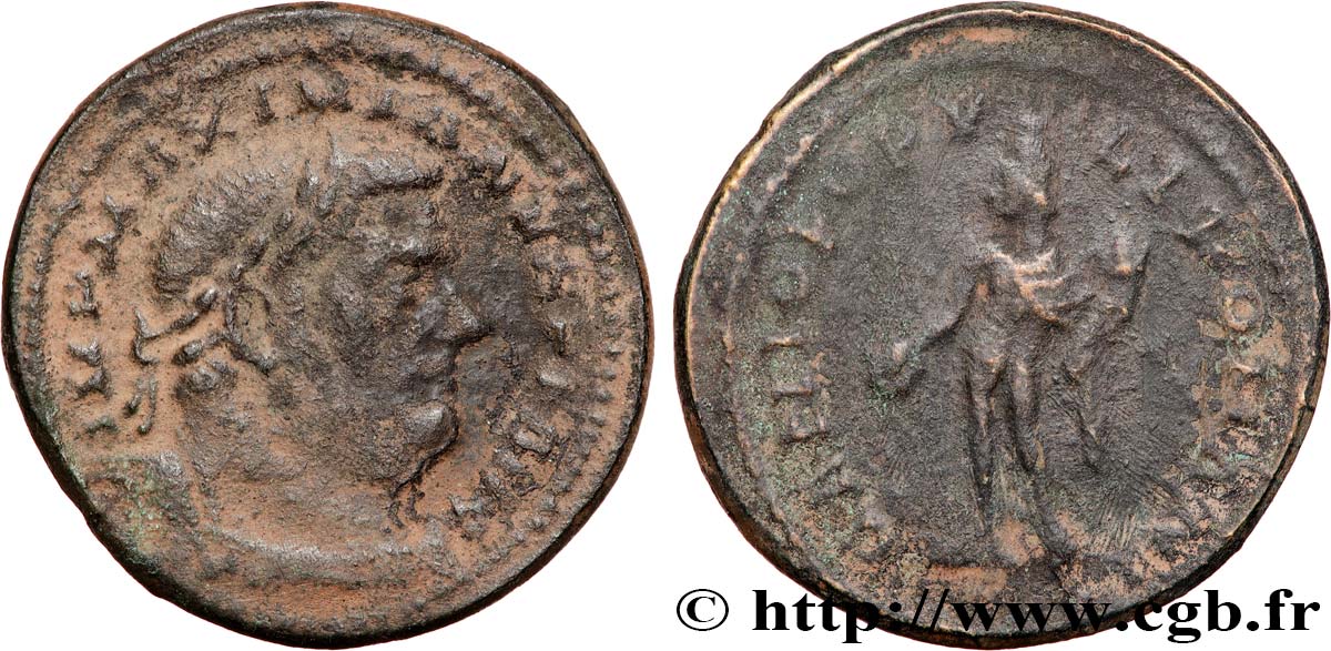 MAXIMIANUS HERCULIUS Follis ou nummus XF/VF