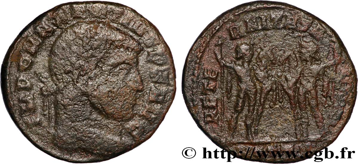 MAXENTIUS Follis ou nummus VF