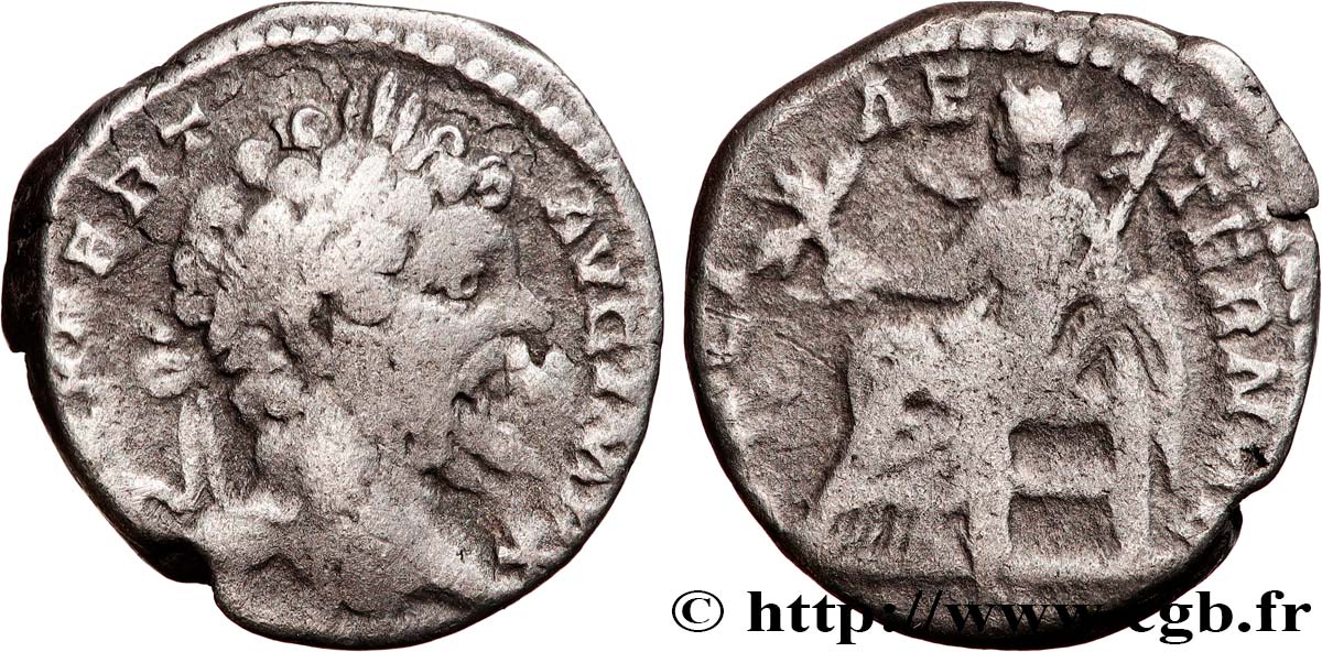 SEPTIMIUS SEVERUS Denier VF