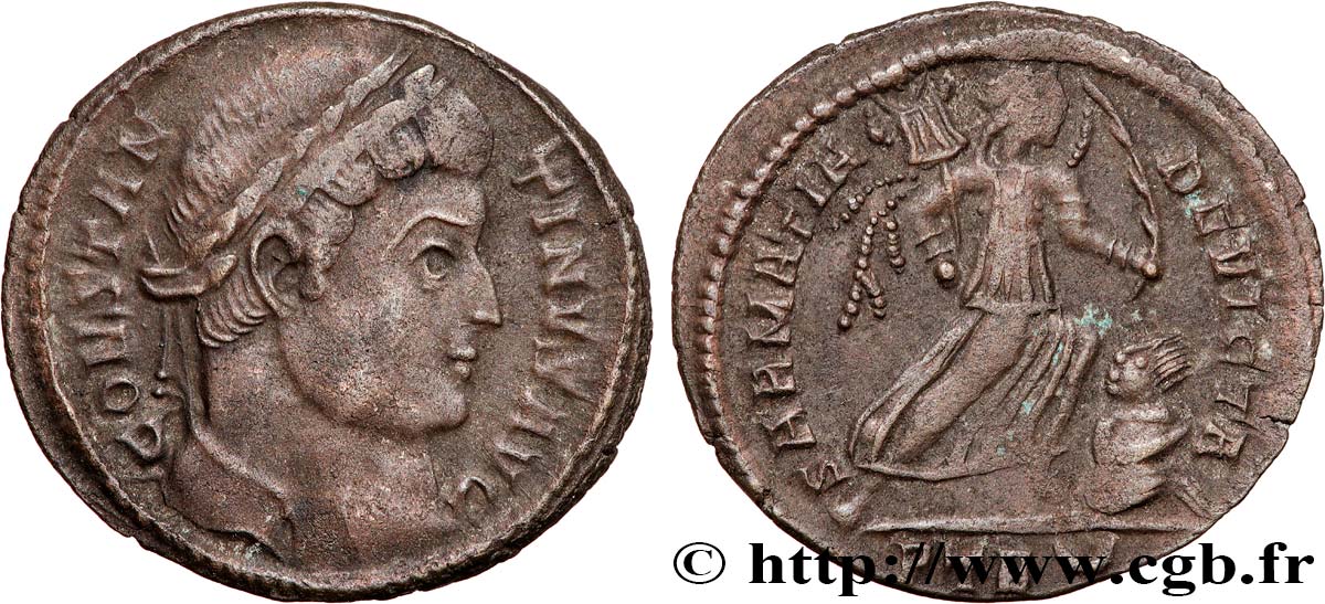 CONSTANTINE I THE GREAT Centenionalis ou nummus XF