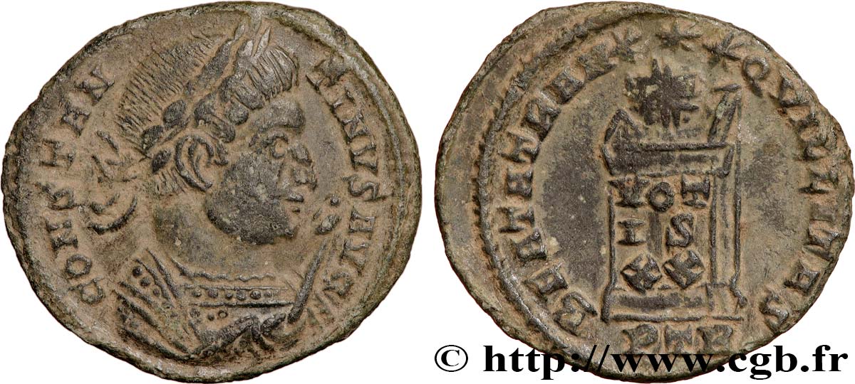 CONSTANTINE I THE GREAT Centenionalis ou nummus AU