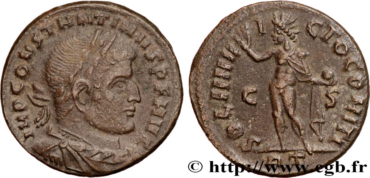 CONSTANTINE I THE GREAT Follis ou nummus AU