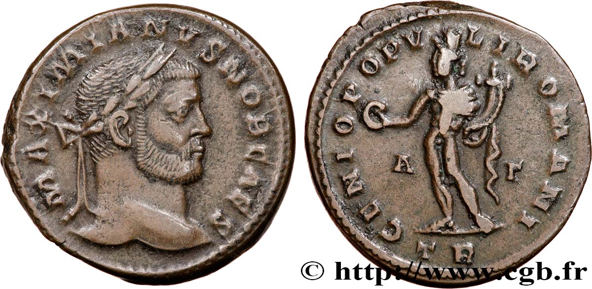 GALÈRE Follis ou nummus TTB+